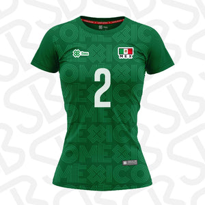Jersey Deportivo Mujer - Baxu - Selección México Pro Edición Samantha Bricio - Sport Sec - Verde