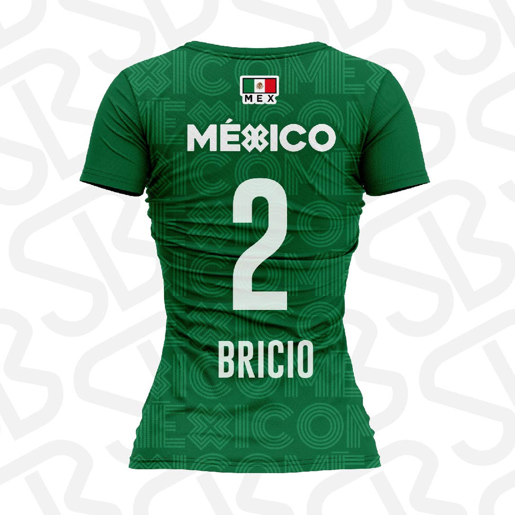Jersey Deportivo Mujer - Baxu - Selección México Pro Edición Samantha Bricio - Sport Sec - Verde