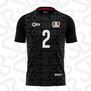 Jersey Deportivo Unisex - Baxu - Selección México Pro Edición Samantha Bricio - Sport Sec - Negro