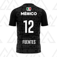 Jersey Deportivo Unisex - Baxu - Selección México Pro Edición Mauro Isaac Fuentes - Sport Sec - Negro