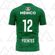 Jersey Deportivo Unisex - Baxu - Selección México Pro Edición Mauro Isaac Fuentes - Sport Sec - Verde