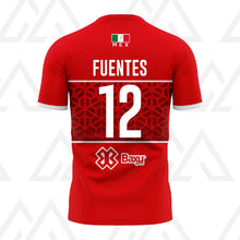 Cargar imagen en el visor de la galería, Jersey Deportivo Unisex - Baxu - Mexico - Selección Mexicana Edición Mauro Isaac Fuentes- Sport Sec - Rojo
