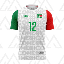 Cargar imagen en el visor de la galería, Jersey Deportivo Unisex - Baxu - Selección México Pro Edición Mauro Isaac Fuentes - Sport Sec - Blanco
