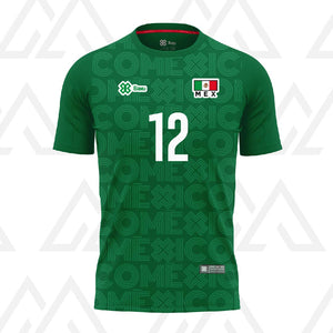 Jersey Deportivo Unisex - Baxu - Selección México Pro Edición Mauro Isaac Fuentes - Sport Sec - Verde