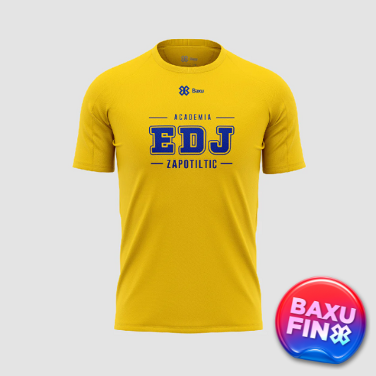 Playera de Descanso - Basquetbol Baxu - EDJ PLAY -  Amarillo
