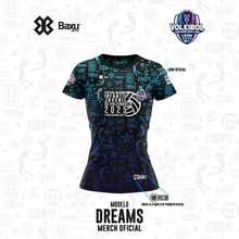 Cargar imagen en el visor de la galería, Blusa - Full Print - NACIONAL INFANTIL Y JUVENIL 2025 - DREAMS - Negro
