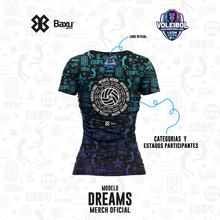 Cargar imagen en el visor de la galería, Blusa - Full Print - NACIONAL INFANTIL Y JUVENIL 2025 - DREAMS - Negro
