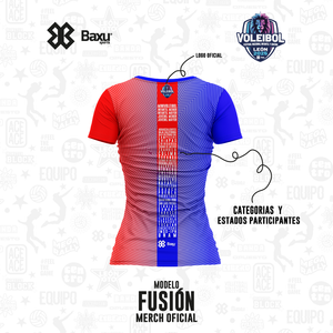 Blusa - Full Print - NACIONAL INFANTIL Y JUVENIL 2025 - FUSIÓN - Rey/Rojo