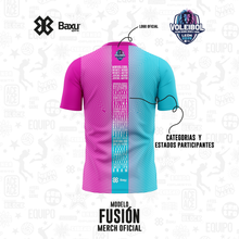 Cargar imagen en el visor de la galería, Playera - Full Print - NACIONAL INFANTIL Y JUVENIL 2025 - FUSIÓN - Turquesa/Rosa
