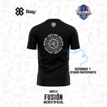 Cargar imagen en el visor de la galería, Playera - Algodón - NACIONAL INFANTIL Y JUVENIL 2025 - FUSIÓN - Negro
