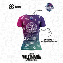 Cargar imagen en el visor de la galería, Blusa - Full Print - NACIONAL INFANTIL Y JUVENIL 2025 - VOLEIMANÍA - Morado
