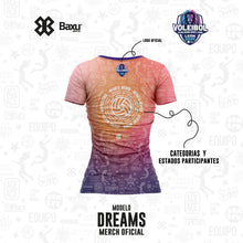 Cargar imagen en el visor de la galería, Blusa - Full Print - NACIONAL INFANTIL Y JUVENIL 2025 - DREAMS - Coral

