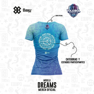 Blusa - Full Print - NACIONAL INFANTIL Y JUVENIL 2025 - DREAMS - Azul