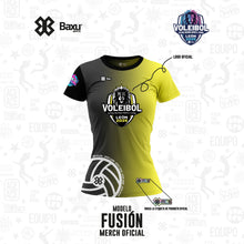 Cargar imagen en el visor de la galería, Blusa - Full Print - NACIONAL INFANTIL Y JUVENIL 2025 - FUSIÓN - Negro/Amarillo
