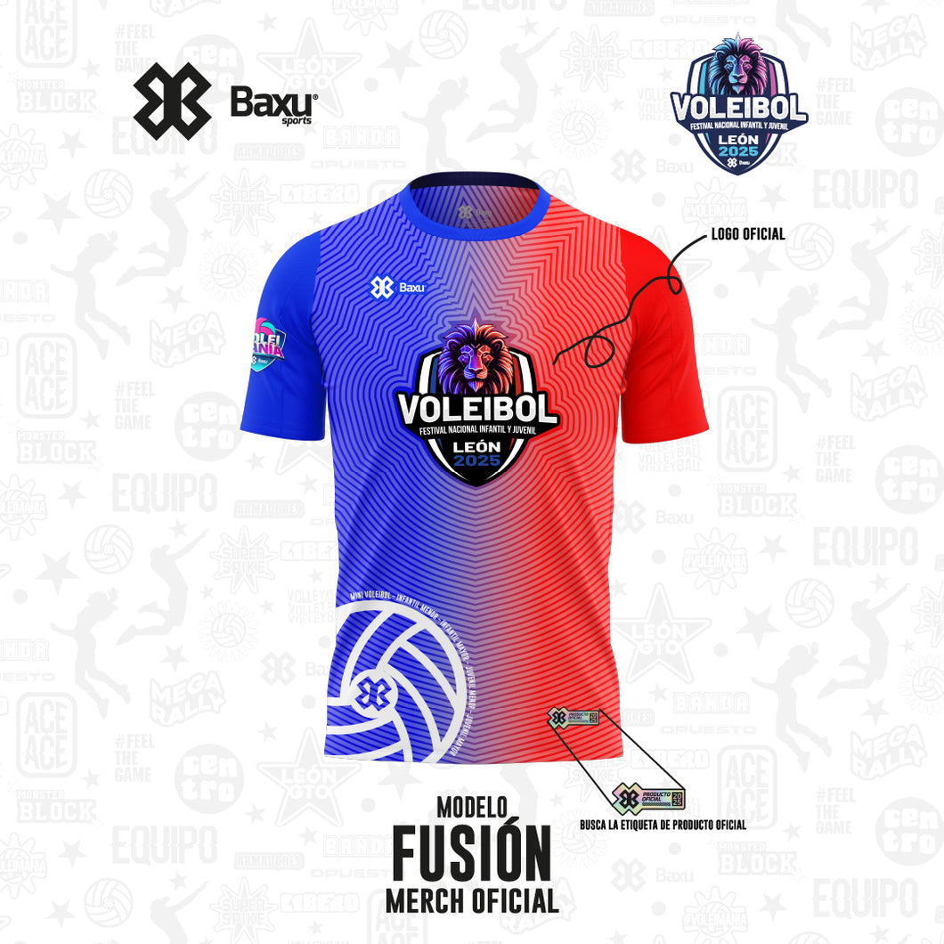 Playera - Full Print - NACIONAL INFANTIL Y JUVENIL 2025 - FUSIÓN - Rey/Rojo