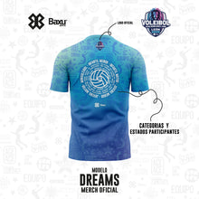 Cargar imagen en el visor de la galería, Playera - Full Print - NACIONAL INFANTIL Y JUVENIL 2025 - DREAMS - Azul
