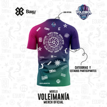 Cargar imagen en el visor de la galería, Playera - Full Print - NACIONAL INFANTIL Y JUVENIL 2025 - VOLEIMANÍA - Morado
