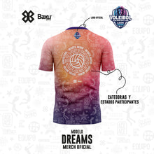 Cargar imagen en el visor de la galería, Playera - Full Print - NACIONAL INFANTIL Y JUVENIL 2025 - DREAMS - Coral
