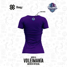 Cargar imagen en el visor de la galería, Blusa - Algodón - NACIONAL INFANTIL Y JUVENIL 2025 - FUSIÓN - VOLEIMANÍA - Morado

