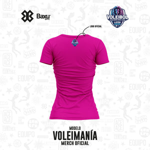 Blusa - Algodón - NACIONAL INFANTIL Y JUVENIL 2025 - FUSIÓN - VOLEIMANÍA - Rosa