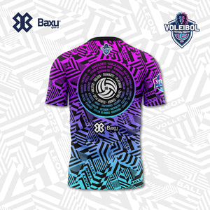 Jersey Unisex Deportivo - Full Print - Baxu - FESTIVAL NACIONAL DE VOLEIBOL MÁSTER LEÓN 2025 - FUSIÓN -  Rosa