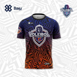 Jersey Unisex Deportivo - Full Print - Baxu - FESTIVAL NACIONAL DE VOLEIBOL MÁSTER LEÓN 2025 - FUSIÓN -  Naranja