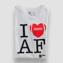 Cargar imagen en el visor de la galería, Blusa Dama Fútbol Americano - I Love American Football - Blanco
