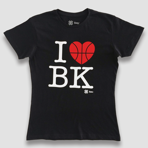 Blusa Dama Basquetbol - I love Basketball - Negra