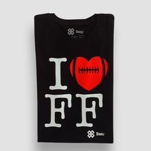 Cargar imagen en el visor de la galería, Blusa Dama Tochito - I Love Flag Football - Negro
