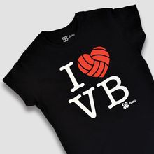 Cargar imagen en el visor de la galería, Blusa Voleibol Dama -  I love Volleyball - Negro
