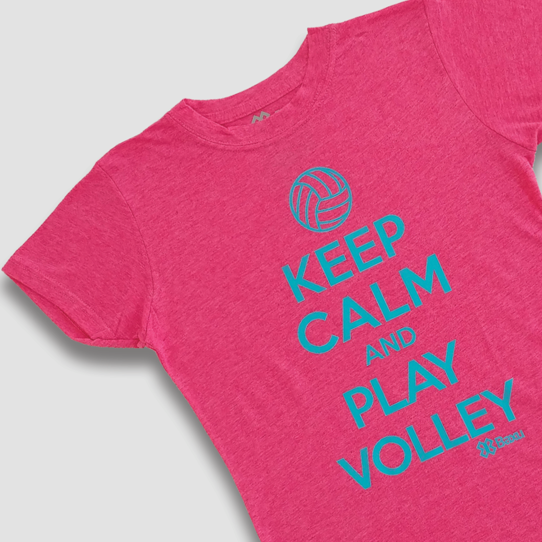 Blusa Voleibol Dama - Keep Calm and Play Volley - Rosa