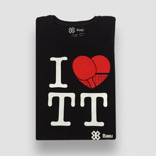 Cargar imagen en el visor de la galería, Blusa Dama Tenis de Mesa - I Love Table Tennis - Negro
