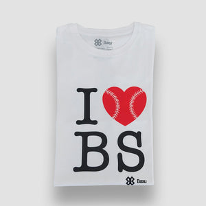 Blusa Dama Béisbol - I Love Baseball - Blanco