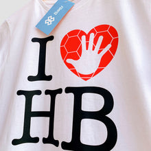 Cargar imagen en el visor de la galería, Blusa Dama Balonmano - I Love Handball - Blanco
