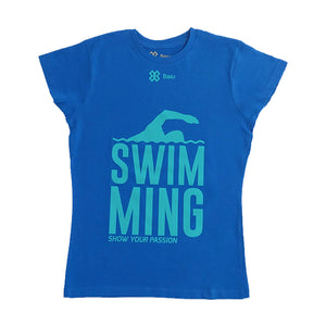 Blusa Dama Natación - Show Swimming - Azul rey