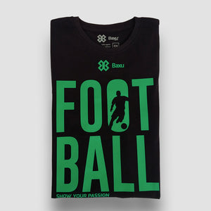 Blusa Dama Futbol - Show Football - Negro con Verde