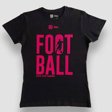Cargar imagen en el visor de la galería, Blusa Dama Futbol - Show Football - Negro con Rosa
