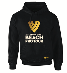 Sudadera Oficial Tour Mundial de Playa 2022- Tlaxcala - Unisex - Negro con dorado