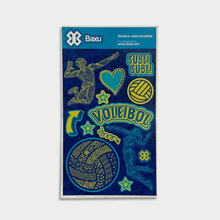 Cargar imagen en el visor de la galería, Kit de Stickers Voleibol - Fusión - Azul
