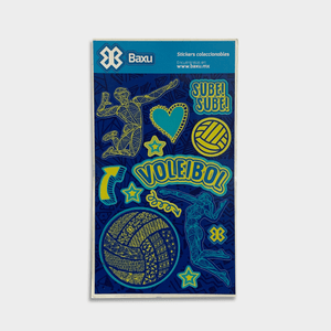 Kit de Stickers Voleibol - Fusión - Azul