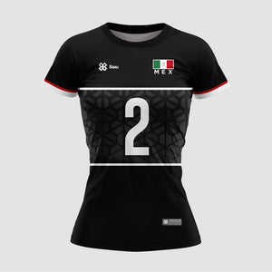 Jersey Deportivo Mujer Selección Mexicana - Edición Samy Bricio SET2 - Sport Sec - Negro