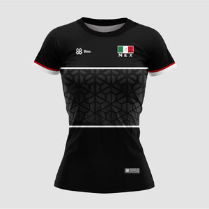 Jersey Deportivo Mujer México PERSONALIZADO - Edición Selección Mexicana - Sport Sec - Negro