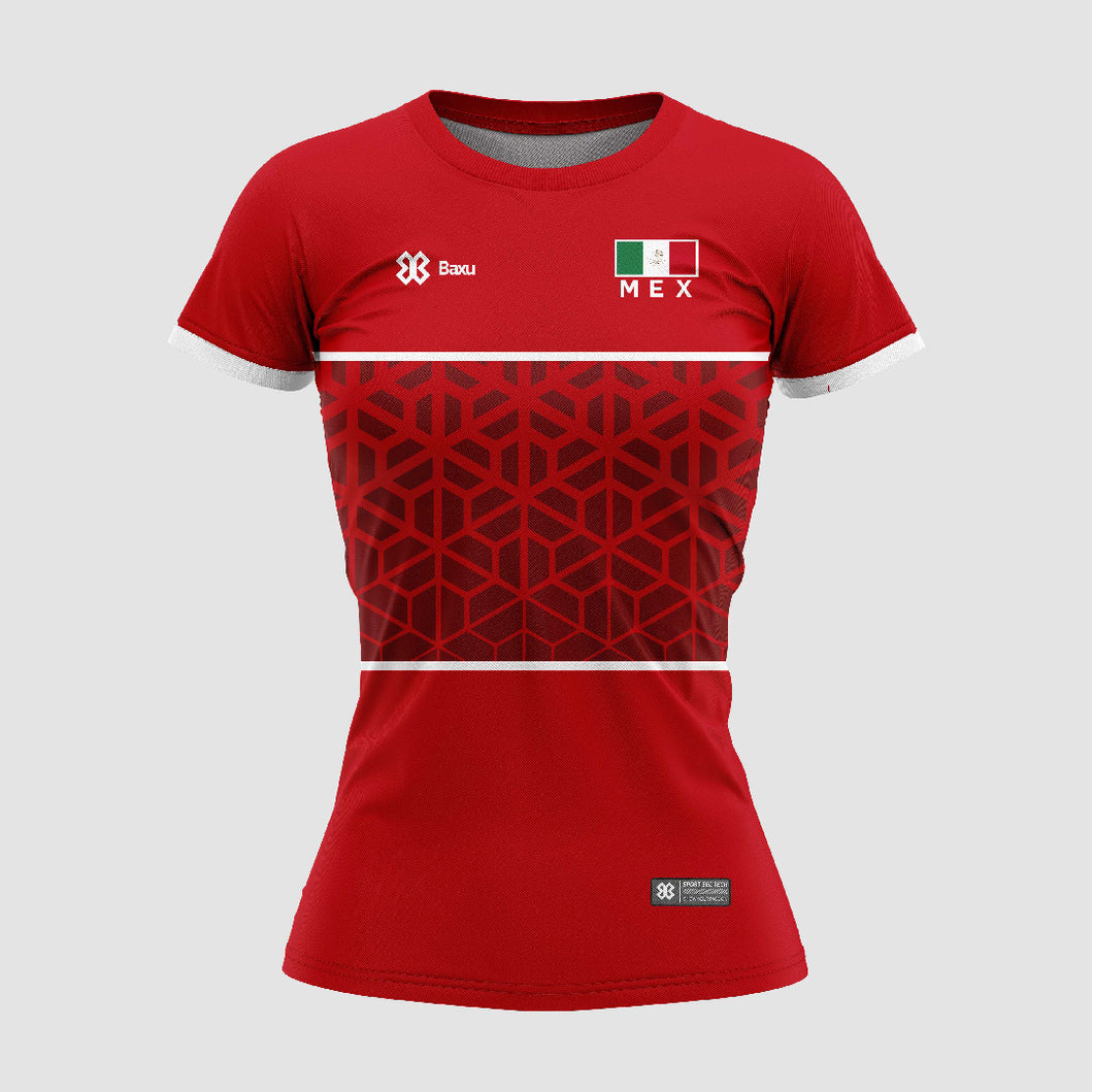 Jersey Deportivo Mujer México- Edición Selección Mexicana - Sport Sec - Rojo