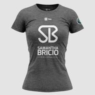 Blusa Deportiva Mujer Voleibol -  Baxu - Samantha Bricio SET1 - Gris Oxford