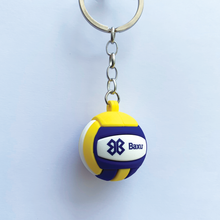 Cargar imagen en el visor de la galería, Llavero Voleibol - Balón Baxu - Azul/Amarillo
