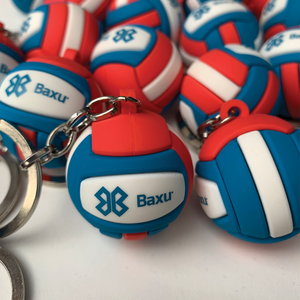 Llavero Voleibol - Balón Baxu - Azul/Rojo