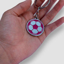 Cargar imagen en el visor de la galería, Llavero Futbol - Balón Football - Rosa
