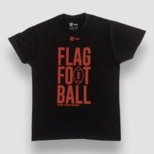 Cargar imagen en el visor de la galería, Playera Unisex Tochito - Show Flag Football - Negro
