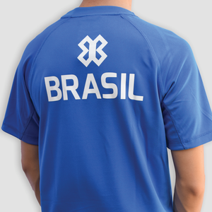 Playera Deportiva Selección Brasileña - Brasil Sport Sec - Azul Rey
