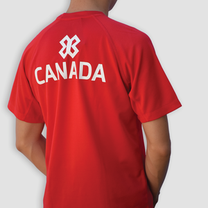 Playera Deportiva Selección Canadiense - Canadá Sport Sec - Rojo